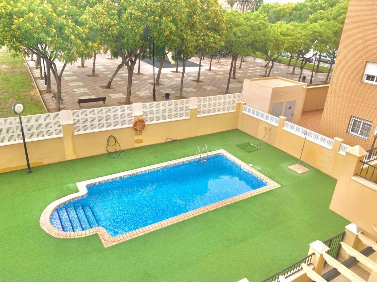 Apartament Casa Tino 500M Playa Terraza Garaje Piscina Aguadulce  Zewnętrze zdjęcie
